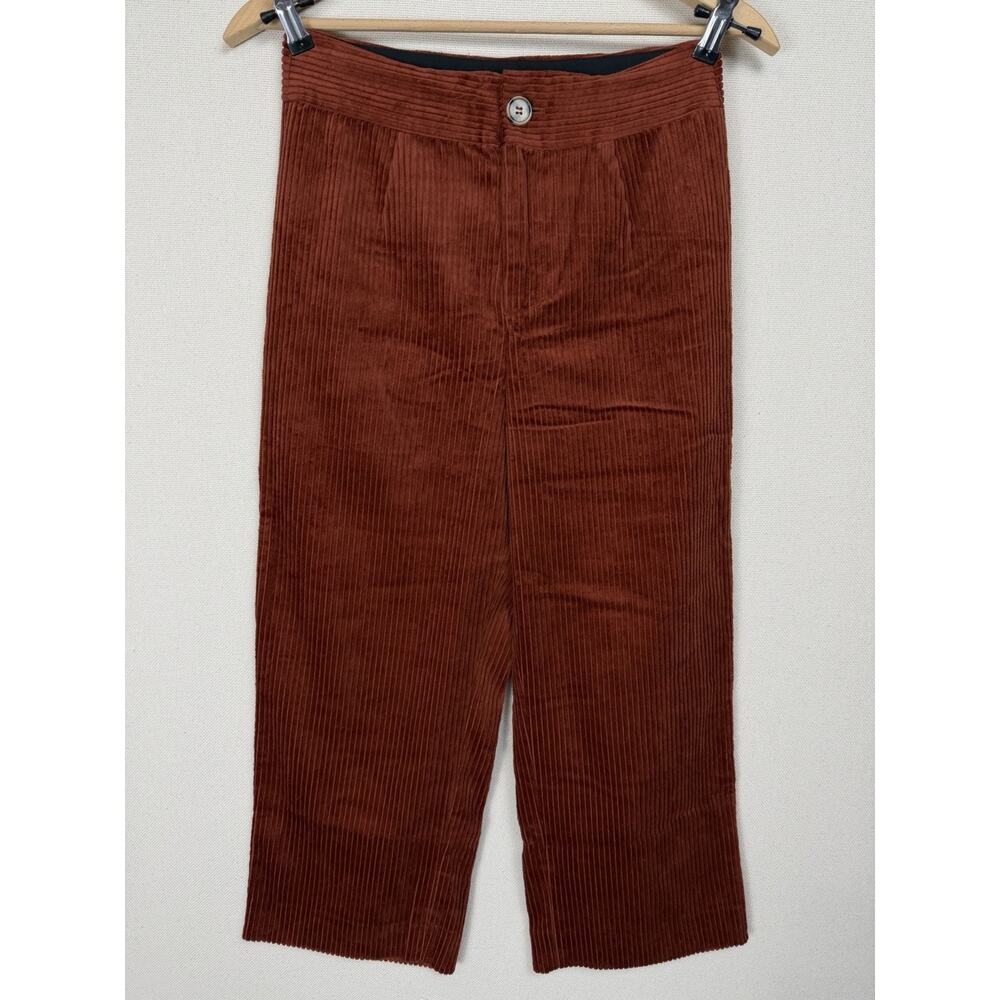 Notsisters Corduroy Cropped Pants Straight Leg S Classic Retro